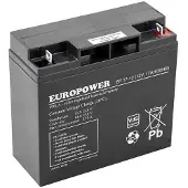 EUROPOWER AKUMULIATORIUS 12V 17AH VRLA/EP17-12 EMU