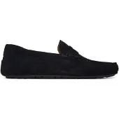 BOSS BOSStil mænd. 50541750 Noel marineblå loafers i læder (46), Fast, Ruskind, Ingen, Afslappet