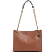 Ralph Lauren Lauren Ralph Laurentil kvinder. 431980173001 Bradley lædertaske brun (OSFA), Beige, Casual