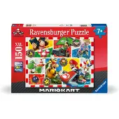 Ravensburger Puslespil - 150 Brikker - Mario Kart - - OneSize - Puslespil