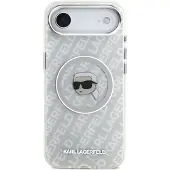 Karl Lagerfeld IML Karl Head Logo MagSafe iPhone Air Case - Grå