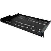 Digitus DN-19 TRAY-1-SW - Rackhylde - sort - 1U - 19