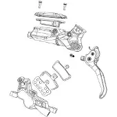 Sram Rival Axs E1 Flat Mount Skivebremsekaliber