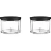 KitchenAid Go top down chopper skål 2-pak Transparent