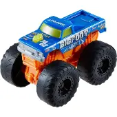 Mattel Køretøj 1:43 Monster Trucks Roarin Wreckers, lys og lyde