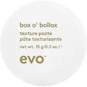 Evo Box O' Bollox Texture Paste - Hårstylingpasta - Langtidshold med mat finish & Anti Frizz (15g)