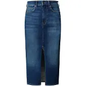 Pepe Jeans Pepe Jeanstil kvinder. PL9011865FB Midi nederdel blå (XS), Casual, Bomuld, Denim