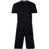 Lacoste Pyjamas kort sort / hvid