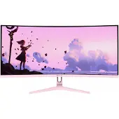 AROZZI Nova 34“ Curved VA 165Hz - Gaming Monitor - Pink