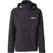 Jack Wolfskin Udendørsjakke 'Trailtime 2l' sort / hvid