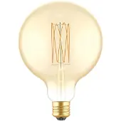 Creative Cables 2700k Golden Carbon Line Long Filament Globe 7w Led-pære