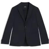 BOSS Slim fit blazer i en vaskbar uldblanding