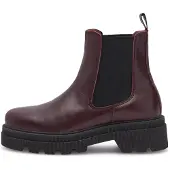Woden Chelsea Boots 'Sanna' bordeaux / sort