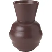 Knabstrup Keramik Tortus Archie vase No1 21 cm Bordeaux