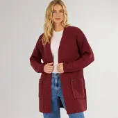 Bench Dame Asteria Cardigan Burgundy