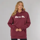 Bench Dame Dayla Oversized Hættetrøje Burgundy