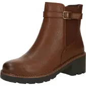 Caprice Bootie, brown, made of Leather without heel, Size 41