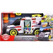 Dickie Toys Bil - Ambulance - Lys/Lyd - - OneSize - Bil