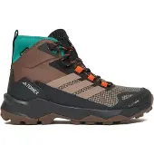 Adidas - Vandresko dame - Skychaser AX5 Mid GTX Climawarm+ W Earth Strata/Trace Brown/Pure Teal til UnisexUld - Størrelse 5 UK - Brun
