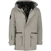 Superdry Superdrytil mænd. M5011754A Quiltet parka City grå (S), Casual, Polyester