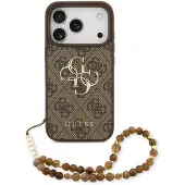 GUESS Cover Til Iphone 17 Pro Med Strop Og Klassisk Logo 4g