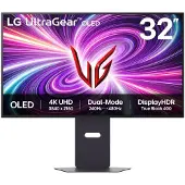 LG UltraGear 32GX870A-B - OLED-monitor - gaming - 32 (31.5 til at se) - 3840 x 2160 4K UHD (2160p) @ 240 Hz - 275 cd/m² - 1500000:1 - DisplayHDR 40