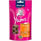 Vitakraft Cat Yums kylling med katteurt kattesnack (40g)