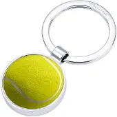 Troika nøglering Tennis, krom, mix farver
