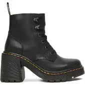 Dr. Martens Snørestøvletter 'Jesy' guld / sort