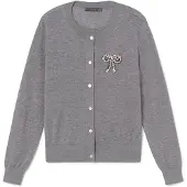 Lola Casademunt Cardigan grå-meleret / sort