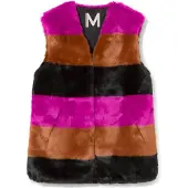 Lola Casademunt Vest brun / fuchsia / sort