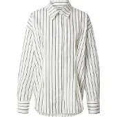 EDITED The Label Bluse 'Jarvis' navy / hvid
