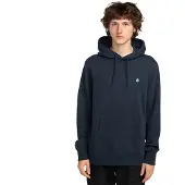 Element - Sweatshirts - Icon Embroidery Hooded Sweatshirt Eclipse Navy til UnisexBomuld - Størrelse XL - Flåde