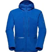 Mammut - Fleece - Eiger Nordwand Pro ML Air Hooded Jacket Men Eiger Blue til UnisexNylon - Størrelse M - Blå