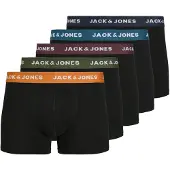 Jack & Jones Boksershorts 'JACOliver' oliven / orange / sort / hvid