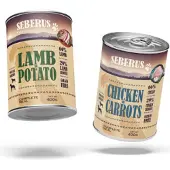 Seberus Chicken & Lamb kornfrit vådfoder til hunde - mixpakke