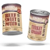 Seberus Beef & Turkey kornfrit vådfoder til hunde - mixpakke