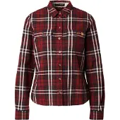 Superdry Superdrytil kvinder. W4010513A Skovhugger ternet flannelskjorte rød (XS), Casual, Bomuld, Lange ærmer