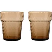 By On Opacity drikkeglas 30 cl 2-pak Brun