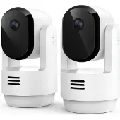 Arlo Essential 3 - Netværksovervågningskamera - PTZ - indendørs - farve (Dag/nat) - 3 MP - 2304 x 1296 - audio - trådløs - WiFi (pakke med 2)