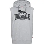 Lonsdale Sweatshirt 'Bignor' grå-meleret / sort