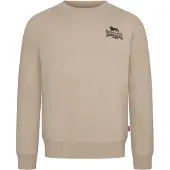 Lonsdale Sweatshirt 'Lympstone' sand / sort