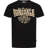 Lonsdale Bluser & t-shirts 'Bethersden' ecru / sort