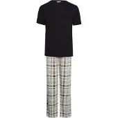 Dagi Pyjamas lang grå / sort / hvid