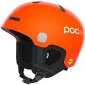 POC - Skihjelme børn - POCito Auric Cut MIPS Fluorescent Orange til Unisex - Børnetoj Størrelse 48-52 cm