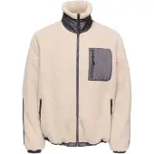 Only & Sons Fleecejakke 'ONSTYRO' creme / kit