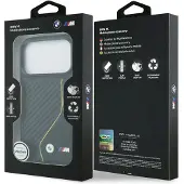 BMW M Carbon Line & Logo MagSafe-etui til iPhone 17 Pro - Gul