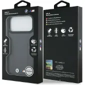 BMW M Quiltet Logo MagSafe-etui til iPhone 17 Pro Max - grafit