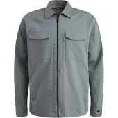 Cast iron Tech Overshirt ed Lynlås Story Grå Blå åle
