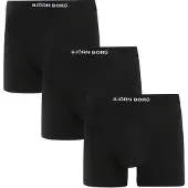 Björn Borg økologiske boxershorts 3-pak sort Sort måle